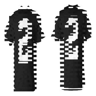 2番の大学スポーツスタイル。ホワイト。 Tシャツ - Kawaiitshirt