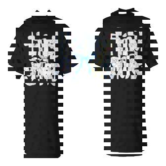 3Rd Grade Coquette Bow Third Grade Blue Toile Teacher Girl T-Shirt - Thegiftio