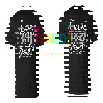 3Rd Grade Team Pencil Teacher Student Back To School Girls T-Shirt - Thegiftio