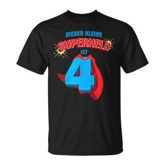 4 Geburtstag Helduperheld 4 Jahre T-Shirt - Geschenkecke