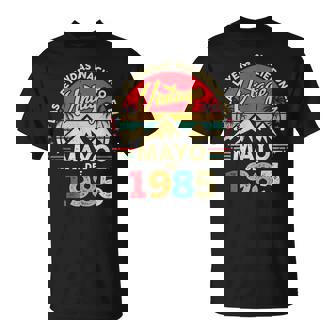 40 Años Cumpleañosintage Nacido En Mayo 1985 Camiseta unisex - Regaloses