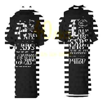 40 Años De Casados Hombre Divertido Aniversario De Boda Camiseta unisex - Regaloses