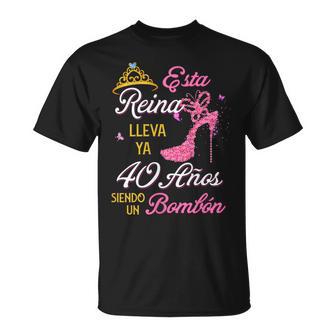 40 Añosiendo Un Bombón Cumpleaños 40 Años In Mangas Camiseta unisex - Regaloses