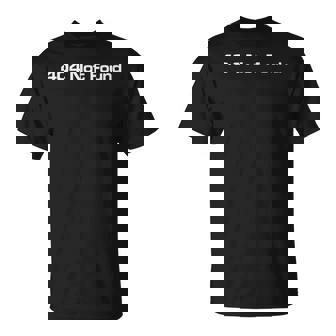 404 Not Found Tシャツ - Kawaiitshirt