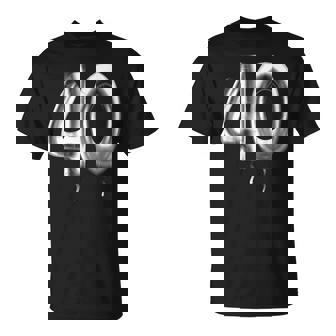 40歳の誕生日バルーン装飾バルーン40年目 Tシャツ - Kawaiitshirt