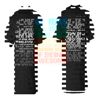 42歳 42歳 誕生日 女性 男性 42歳 誕生日 Tシャツ - Kawaiitshirt