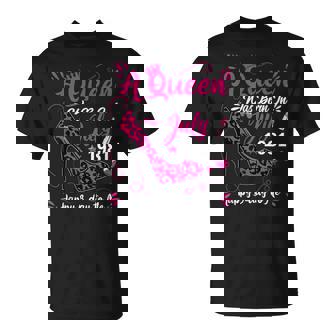 43歳の誕生日 ハイヒール A Queen Was Born In 7月 1981 Tシャツ - Kawaiitshirt