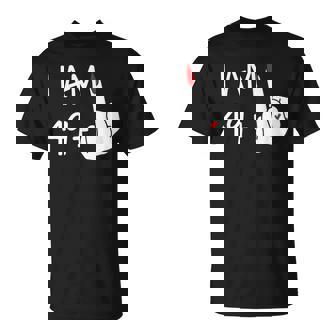 I Am 49 Plus 1 Middle Finger 50Th Birthday T-Shirt - Monsterry