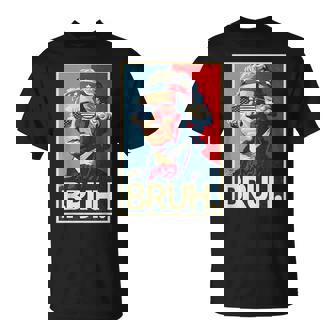 4Th Of July 2025 George Washington Bruh Meme Patriotic T-Shirt - Monsterry