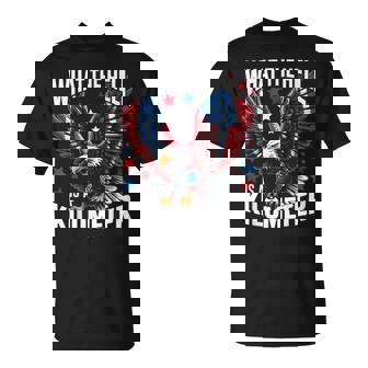 4Th Of July What The Hell Is A Kilometer George Washington T-Shirt | Mazezy