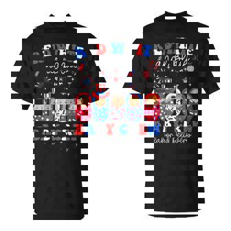 4Th Of July Labor & Delivery Nurse Red White Blue Baby Crew T-Shirt - Monsterry