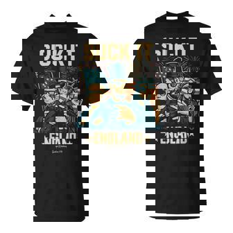 4Th Of July Suck It England Washington America Patriotic T-Shirt - Thegiftio UK
