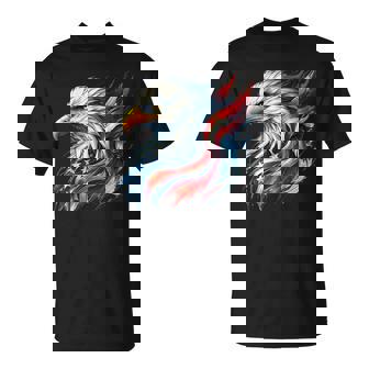 4Th Of July Usa Flag Bald Eagle Patriotic Pride Boys T-Shirt - Thegiftio
