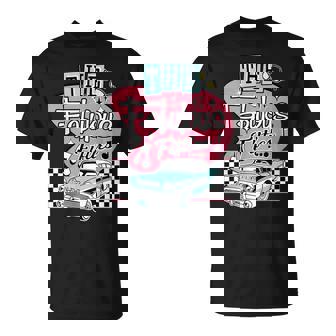 50年代ロカビリーヴィンテージ 1950年代服 レディース メンズ ソックス ホップ Tシャツ - Kawaiitshirt