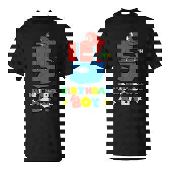 5Th Birthday Boy Super Gamer Gaming Theme Birthday Party T-Shirt - Monsterry