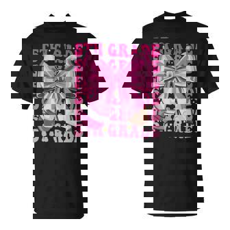 5Th Grade Girls Coquette Bow Back To School Fifth Grade T-Shirt | Mazezy