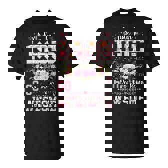 60 Year Old Made In 1965 Floral 60Th Birthday Women T-Shirt - Thegiftio UK