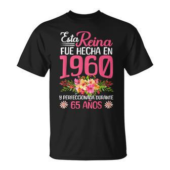 65 Años Regalo De Cumpleaños Hecha En 1960 65 Años Camiseta unisex - Regaloses