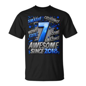 7 Year Old For Boys 7Th Birthday Boy 7 Year Old Boy T-Shirt - Thegiftio UK
