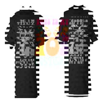 70年代ディスコ衣装 男女兼用 Peace Love ヒッピーコスチューム Tシャツ - Kawaiitshirt