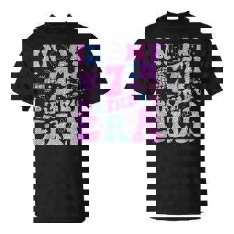 In My 7Th Birthday Era 7 Year Old Birthday Retro Disco Bday T-Shirt - Thegiftio UK