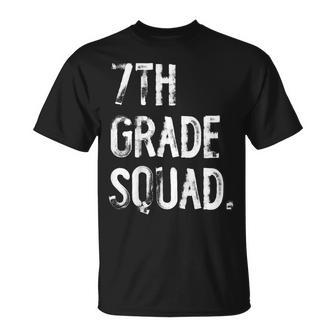 7Th Grade Squad Back To School Student Teacher T-Shirt - Thegiftio UK