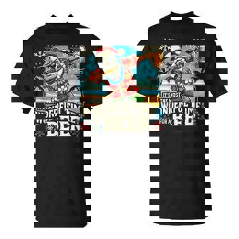 7月のクリスマス サンタハワイアンワンダフルビール Tシャツ - Kawaiitshirt