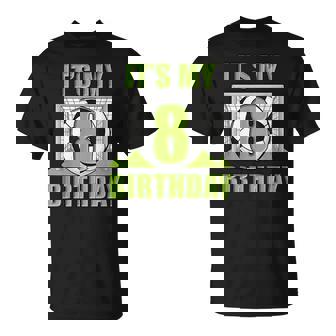 8 Años De Edad Fútbol 8º Cumpleaños Jugador Niños B-Day Party Camiseta unisex - Regaloses