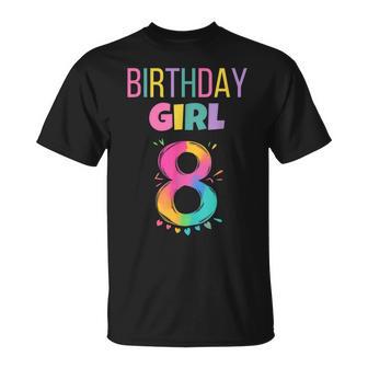 8 Jahre Altes Mädchen Geburtstag 8 Geburtstag Für Mädchen Geburtstag Mädchen T-Shirt - Geschenkecke