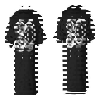 80歳の誕生日バルーン 装飾バルーン 80年目 Tシャツ - Kawaiitshirt