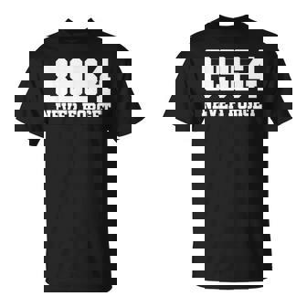 ホワイト 8964 Never Forgetelf-Defense Tシャツ - Kawaiitshirt