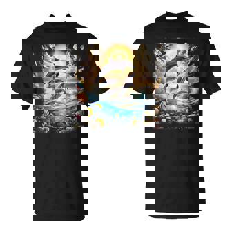 90年代イルカ、アロハ ハワイアン イルカ、カラフルなビーチ Tシャツ - Kawaiitshirt