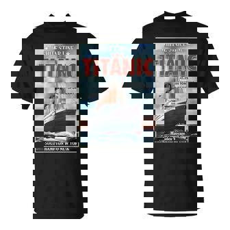 A 1912 ヴィンテージ タイタニック 航海船 クルーズ船 Tシャツ - Kawaiitshirt