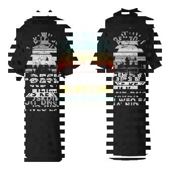 A Day Without Forestry 面白い林業ギフト Tシャツ - Kawaiitshirt