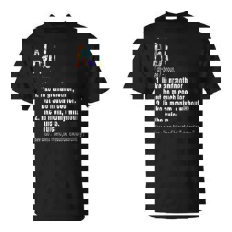 Abi Definition Mother's Day & Birthday Grandmother T-Shirt - Seseable