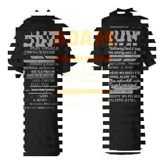 Adam Completely Unexplainable Notices Everything But Won’T Say It Name T-Shirt | Seseable CA