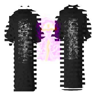 African American Black Woman Lupus Warrior Purple Ribbon Mom T-Shirt | Mazezy