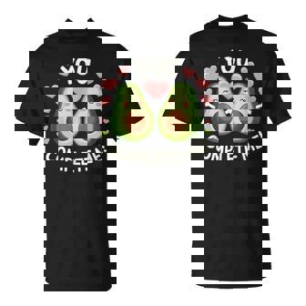 Aguacate Tú Completo Me Corazones Amor Camiseta unisex - Regaloses