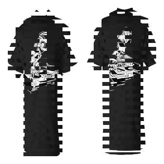 Alien Dj Tekno Musica Electronica Gratis Partyoundsystem Camiseta unisex - Regaloses