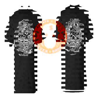 Always Tired Never Broke Skull On Back T-Shirt | Mazezy