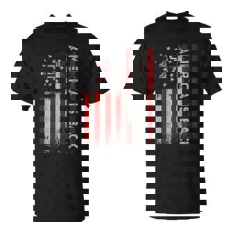 America Is Back Patriotic American Flag On Back T-Shirt - Thegiftio