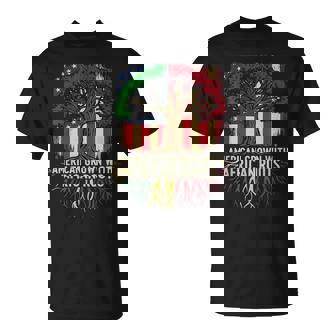 American Grown African Usa Flag Black History Month T-Shirt - Monsterry