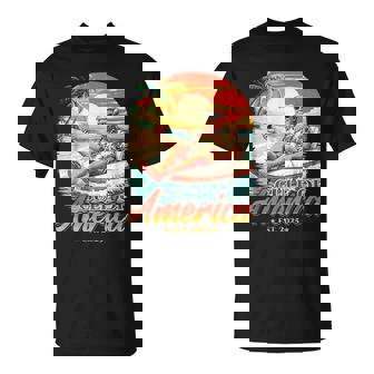 America's Gulf Trump 2024 Retro Beach Usa America Mexico T-Shirt | Mazezy