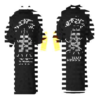 Amis De Bière Amusants Pour Toujours Amateurs De Bière Partenaire De Boisson Bff T-Shirt - Cadeauxyz