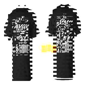 Annuncio Di Gravidanza Lei Mangia Per Due Io Bevo Per Tre Maglietta - Novitaregali