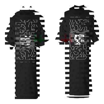 Aprilia Rs 125 Moto Racing Italie Drapeau Battement De Coeur T-Shirt - Cadeauxyz