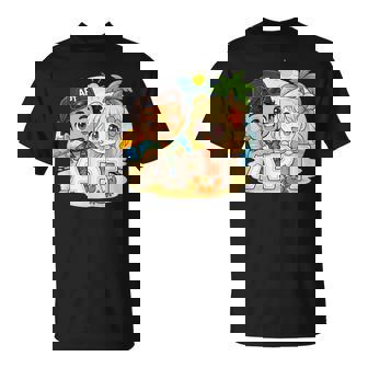 Apt Buddiesummeribes – ビーチサイドファンアドベンチャー Tシャツ - Kawaiitshirt