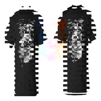 Arte De Acuarela De Perro Bull Terrier Detaffordshire Camiseta unisex - Regaloses