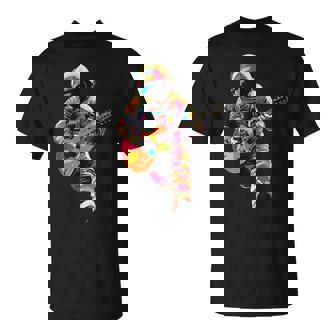 Astronauta Tocando La Guitarra Guitarrista Astronauta Gracioso Camiseta unisex - Regaloses