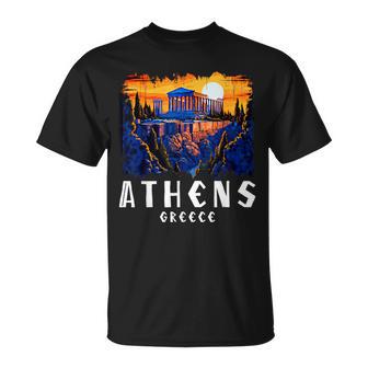 Atenas Grecia Recuerdo De Grecia Atenas Camiseta unisex - Regaloses